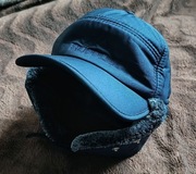 CZAPKA ZIMOWA Z DASZKIEM unisex  OCIEPLANA REGULOWANA