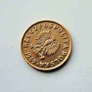 20 # 5 gr groszy 1949 brąz   od 1 5 zł