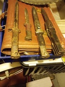 Cztery niemieckie bagnety ...