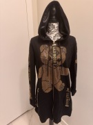Bluza długa LILO RICCO czarna złoty miś kaptur HIT M/L
