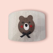 Lampa abażur klosz boho handmade makrama miś do pokoju dziecka