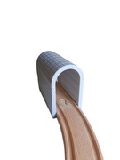 Tunel szary do torów drewnianych kolejki Ikea, Lidl, Brio i in