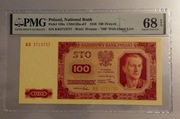 100 zł 1948 PMG 68