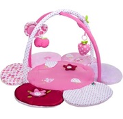 EDUKACYJNA MATA PLAYTO Z ZABAWKAMI I PAŁĄKIEM GIMNASTYCZNYM