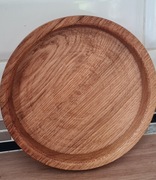 Patera dębowa praca rzemielśńicza