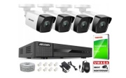 PROMOCJA / HIKVISION + 4 KAMERY POE + 2TB + PUSZKI