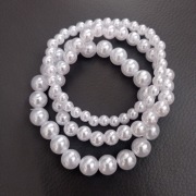 Bransoletki z perełek, 3 sztuki