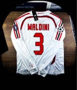 (M) MALDINI 3 AC MILAN 06/07 z FINAŁU LIGI MISTRZÓW LONG SLEEVE NOWY BIAŁY