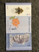Obiegowy banknot 1 Malezyjski ringgit
