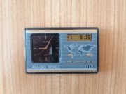 CITIZEN - Analogowo- Cyfrowy Mini Zegar Biurkowy