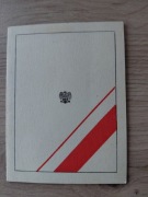 Legitymacja medal 30-lecia