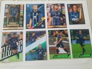 Inter Mediolan zestaw kart Fifa 365 + Ronaldo naklejka Panini TC Top Class 