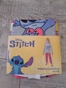 Piżama dziewczęca, dł rękaw,  dł spodnie- Stitch - rozm 98/104