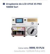 Uyue X5 Pro 5w1 maszyna do regeneracji