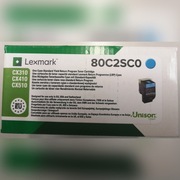 LEXMARK 80C2SC0 CYAN - ORYGINAŁ