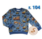 Nowa bluza chłopięca w rozmiarze 104 produkt Hand Made 