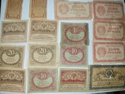 Zestaw banknotow Rosja 1921, 1917,
