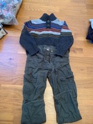 Zestaw spodnie i sweter Gap r.104