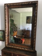 Piękne duże lustro Biedermeier