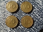 Niemcy 10 pfennig 1949 liść dębu ogarnąć komplet 
