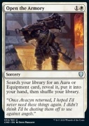 Open the Armory FOIL Karta Magic: The Gathering MTG 