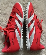 Turfy buty na orlik piłkarskie Adidas 38/24cm Predator czerwone wygodne  