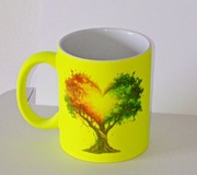Kubek sublimacyjny neonowy Fluo 
