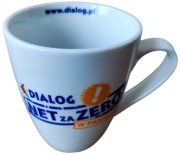 Kubek telefoniia DIALOG - „Net za zero” - "TV za zero" - UNIKAT - NOWY