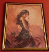 Reprodukcja obrazu - kobieta, flamenco