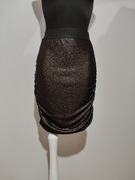 Czekoladowo-złota spódnica firmy Vila nowa rozmiar 36/38