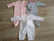 3 x Pajacyk niemowlęcy Carter's rozm. 62 - 3 m-ce 