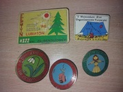 Przypinka Znaczek 5 szt.