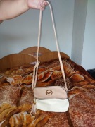 Torebka mała MK różowo-ecru używana 