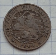 #1297 Holandia 1 cent 1900