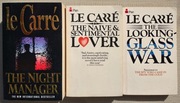 John le Carre Manager Lover War (3 novels)