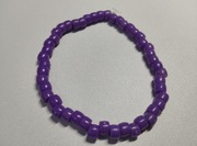 Bransoletka fioletowa letnia