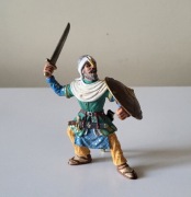 Schleich rycerz arabski wojownik z mieczem figurka model wycofany z 2004 r.