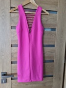 Sukienka różowa, Barbie, mini, r. 36