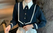 Elegancka koszula damska koreańska styl koreańska moda 