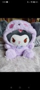 Piękny duży pluszak Hello Kitty Sanrio Kuromi w kolorze fioletowym 