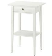 Ikea HEMNES stolik szafka nocny biała bejca drewno 46x35cm (transport)