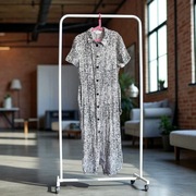 Sukienka koszulowa Primark w czarno-biały wzór, rozmiar 36 (S)