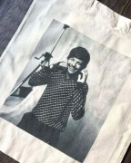 orba bawełniana torebka tote bag cotton bawełna beżowa Louis tomlinson 