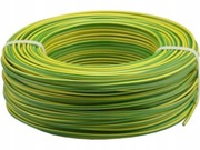 KABEL 1x1,5mm2 PRZEWÓD DY 1x1,5 DRUT 1,5mm2 ŻÓŁTO-ZIELONY KRĄŻEK 100m