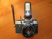 Aparat fotograficzny ZENIT EM, obiektyw HELIOS-44M