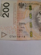 200 zł RADAR stan obiegowy