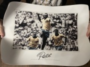 PELE - oryginalny autograf + certyfikat