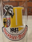 BOCKBIER ANSTICH 1983 DDR kieliszek Unikat