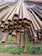 Rura stalowa rury stalowe fi 76mm na ogrodzenie słupy podpory dł 50cm 4 szt