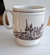 Hollohaza ceramiczny kufel sygnowany